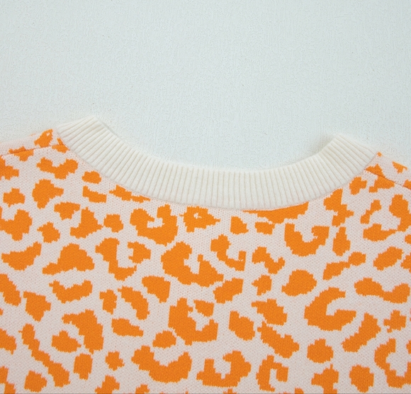 Wild & Cozy Chunky Knit Cardi - Sherbet - Picture 8 of 10